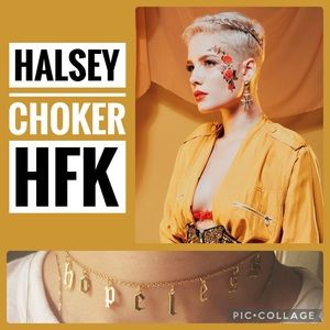 Halsey HFK Hopeless Fountain Kingdom Choker Necklace & Poster